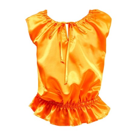 Pumpkin carnival costume, vest, black-orange hat, height 98-110-4