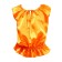Pumpkin carnival costume, vest, black-orange hat, height 98-110