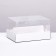 Folder confectionery box for 2 eclairs, white, 9x13.5x7cm