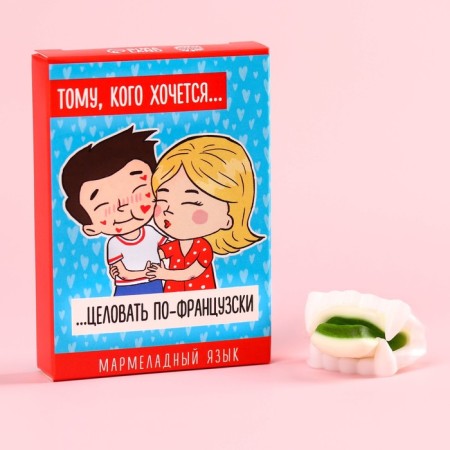 Marmalade tongue with teeth "common language", 1 pc x 10 g.