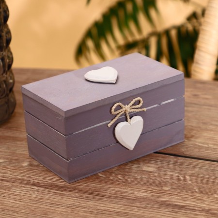 Casket "With Love" MDF 15x8x8 cm