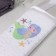 Body washcloth cotton shade "Mermaid", 10.5 × 25 cm