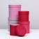 Set of boxes 5V1 "Pink palette", 23 x 23cm - 15 x 15cm