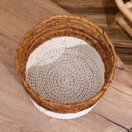 Wicker basket 25x25x20 cm-4