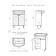 Domino's cabinet for the sink Amur 60, without a box