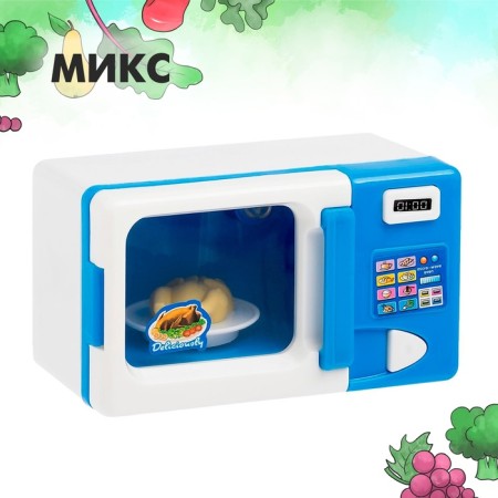 Household appliances "Microwave oven", light, works from batteries-6