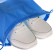 A bag for shoes 420 x 340 mm, calligrata "standard", (soft polyester, density 210 d), blue