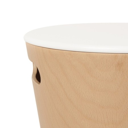 Stool Woodrow, 405 × 405 × 410 mm, color natural wood-7