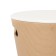 Stool Woodrow, 405 × 405 × 410 mm, color natural wood