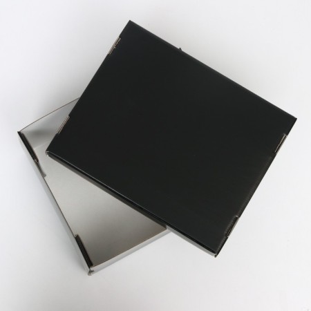 Folding box, black, 31.2 x 25.6 x 16.1 cm set 2 pcs-1