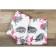 Crystick, size 145 × 210 cm, flamingos print and leaves