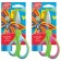 Baby scissors 15 cm, Erichkrause Combi, handles with rubber inserts, with rounded ends of blades, mix