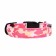 Collar with Militari's backlight 3 glow modes size M, Osh 32-50 x 2.5 cm pink
