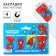 A postcard with magnetic bookmarks "Real Hero!", Spider-Man, 4 pcs.