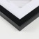 Photo frame Plastic "Mira" 15x15 cm, 641877-3, black (plastic screen)
