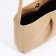 Cross-Bodi Bag on a zipper, beige color