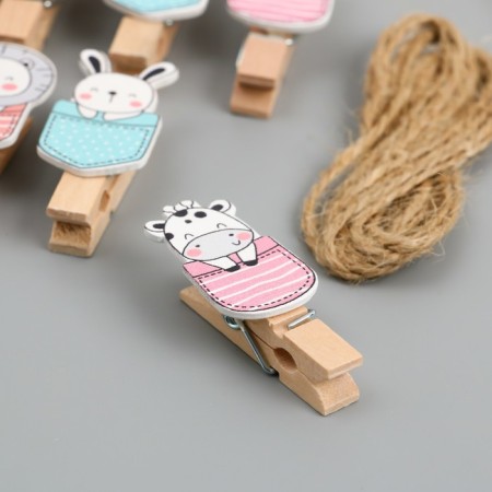 Decor for creativity tree "Procher. Beast in pockets" set of 10 pcs 3.8x2x1.2 cm-2