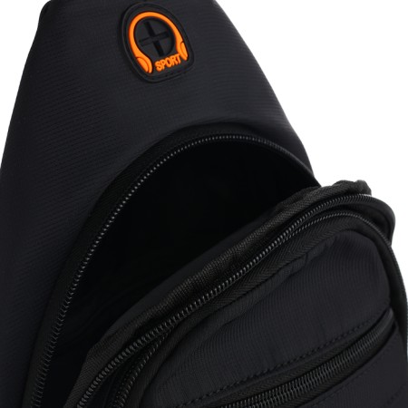 Backpack-sling, 17*8*30 cm, lightning department, 3 n/k, black-6