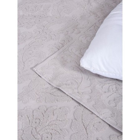 Terry cover Softness Grey Beige, size 200x220 cm-1