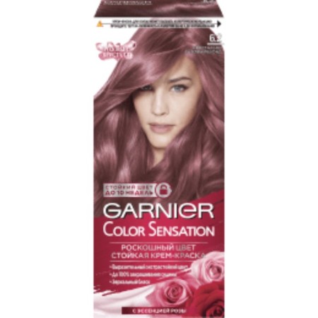 Garnier Color Sensation Cream for Hair Cream, Tone 6.2 Crystal Pink Blond