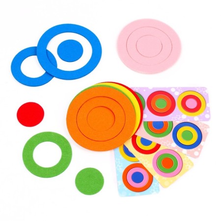 Game set of felt "Circles"-1