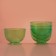 Crecanter Plastic disposable "Crystal", 200 ml, green color