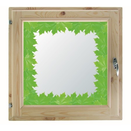 Window 40x60 cm, "maple leaves", single -chamber double -glazed window, seal, needles