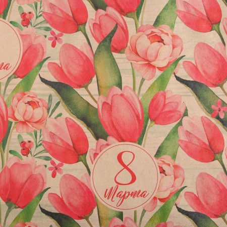 Paper Crafts "Tulips for March 8", 50 x 70 cm-2