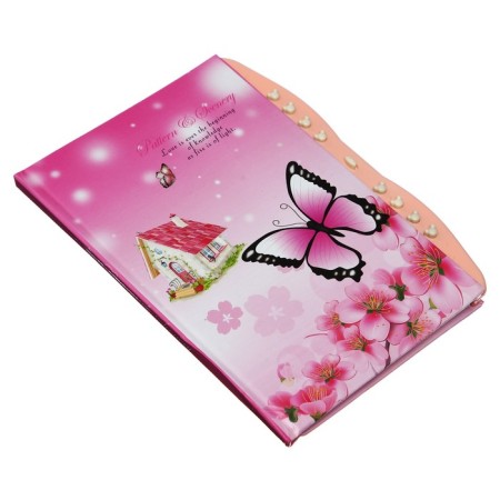 Notebook Gift Book on the castle, A6+, 48 sheets, line, "Butterfly", mix-7