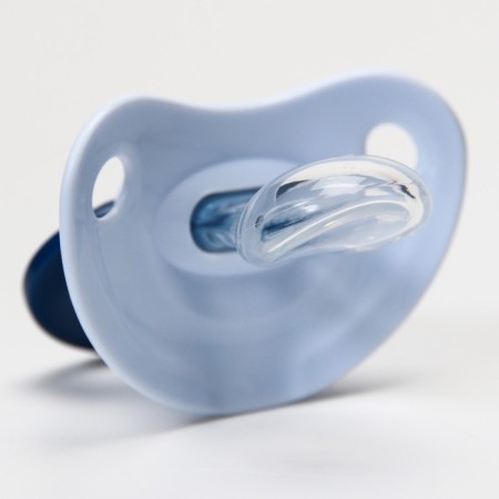 Orthodontic dummy nipple, silicone, from 6 months, in the container "Traigolniki"-2