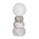 Amani table "Amani" 1x40W E14 gray 11.5x11.5x28cm