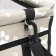 Car Seats for animals 40*30*25 cm, gray with white paws and bones