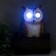 Souvenir Polystone Light "Filin on the log" from the solar battery 21.5x8x17.5 cm