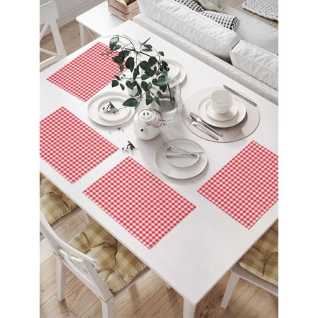 Set of napkins for setting the table "Italian style", rectangular, size 32x46 cm, 4 pcs