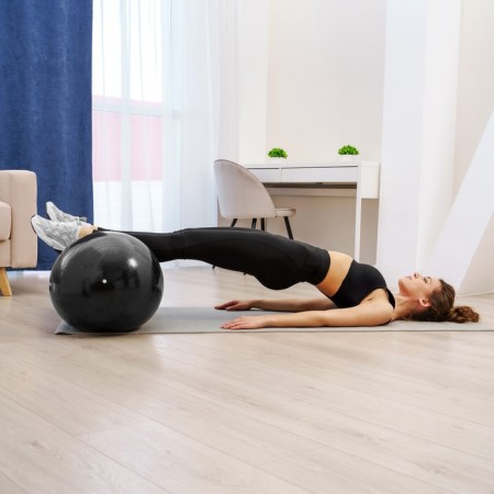 Fitball oval Onlytop, 77x40x40 cm, 900 g, Mix color-6