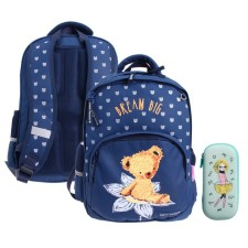 Bruno VisConti Bruno VisConti backpack, 40 x 30 x 19 cm, ergonomic back, pencil case as a gift