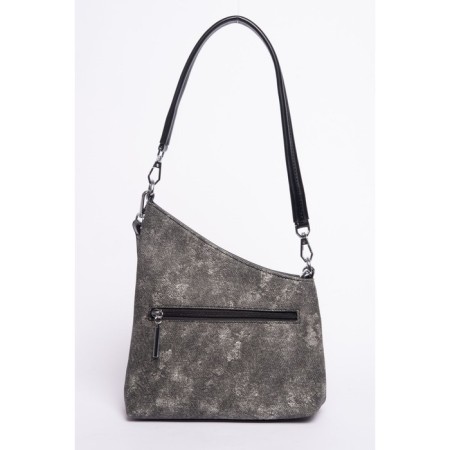 Cross-Body Bag, eco-leather, Ludor black, 21x6x25 cm-2