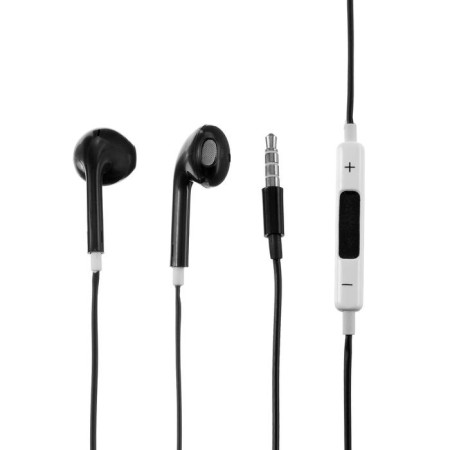 Headphones Luazon vbt 1.2, inserts, microphone, black