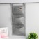 Organizer for storing the suspended Classic, 3 pockets, 31 × 67 cm, color gray mix