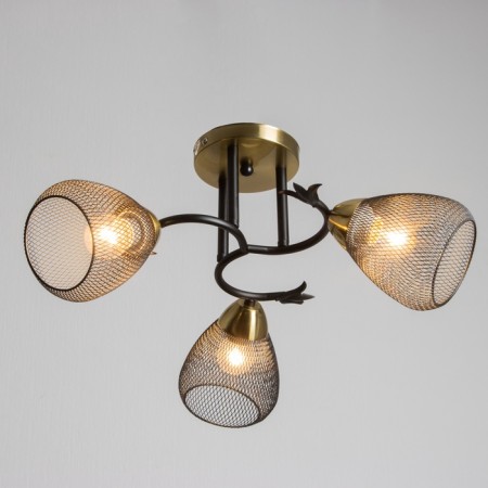 Dassa chandelier 3he27 40w Black-Bronze 49x49x24 cm-1