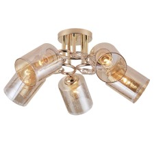 Ceiling light ESCADA, 1118/5PL. 5x40W, e27, 530x530x230 mm, color gold