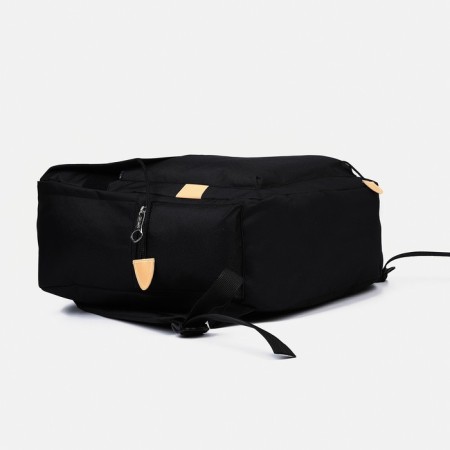Set of backpacks on lightning from textiles, chover, bag, pencil case, black color-3