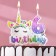Свеча в торт "My Birthday", цифра "6"