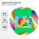 Cardboard tinted, A3, 50 sheets, 10 colors, moped, bilateral, in a bag, 140 g/m², Smeshariki
