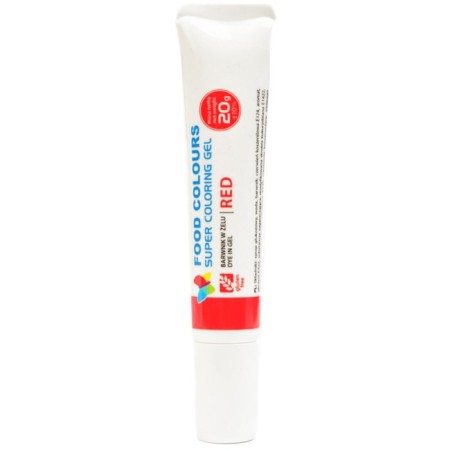 Drill Gel Gel Food Colours, Red, 20 g-2