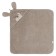 Tainted corner towel, size 80x80 cm