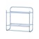 Dakota bathroom shelf, wall, silver