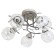 Lamp Ceiling Economy light 2319LM/5, 5x40W, E27, 28x57x57 cm, beige color