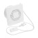 Exhaust Zein Lof-07, D = 100 mm, 220 V, 15 W, mesh, button. Off., with arr. valve