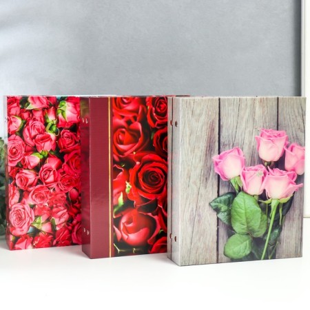 Photo album for 200 photos "Rose-3" 10x15 cm mix-1